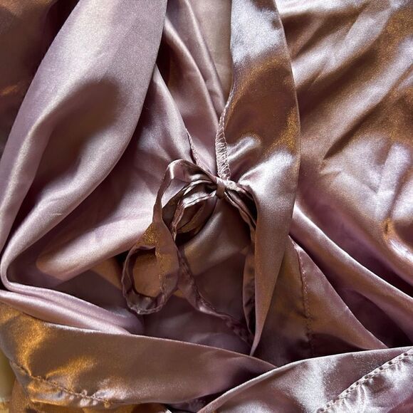 Robe lavender/pink OSFA Bed I Love You satiny/polyester - Picture 5 of 8